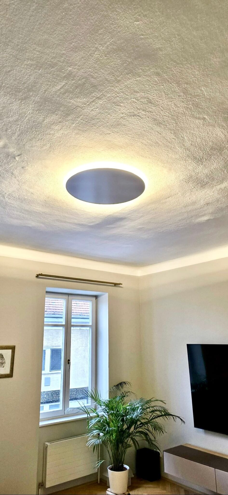 leuchten style, interior Design, indirektes Licht, indirekte Beleuchtung, Wohnzimmerleuchte, Dimmbare LED Leuchte, dimmbare Lampe LED
