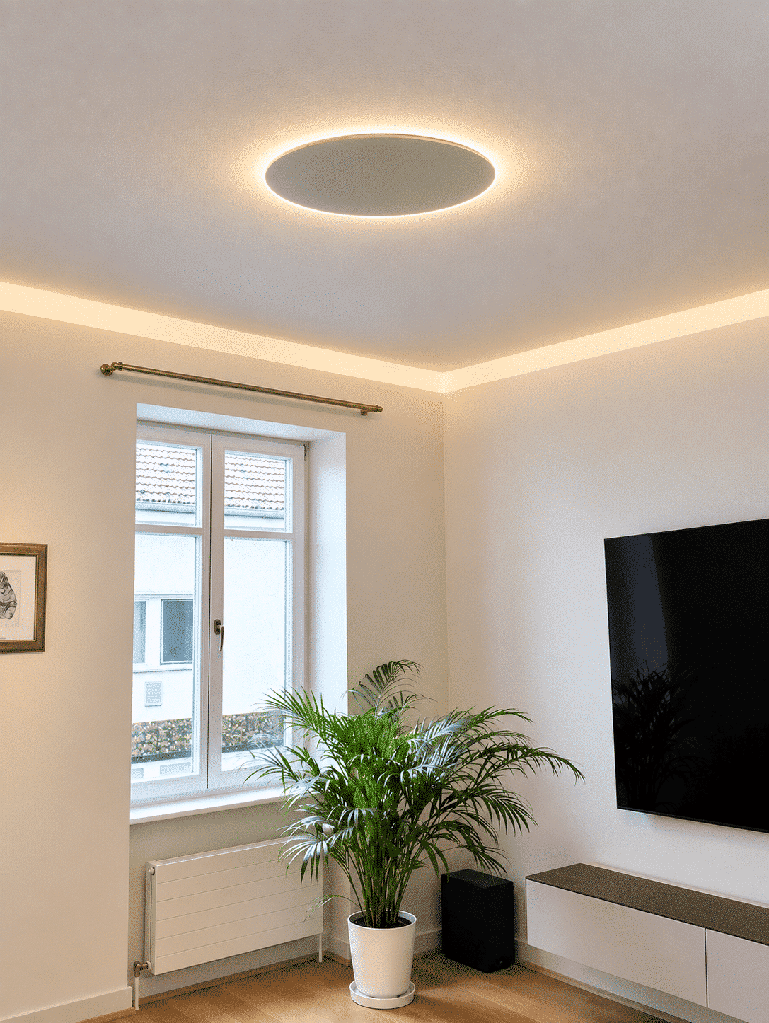 Indirekte Beleuchtung, Deckenleuchte, Dimmbare Deckenleuchte, LED Beleuchtung Decke, Wohnzimmerleuchte, Schlafzimmerleuchte, Büroleuchte, Indirekte Leuchte