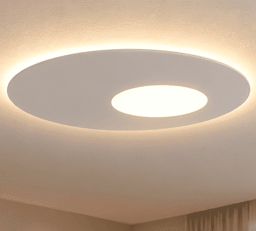 Deckenleuchte mit indirektem und direktem Licht, Couchleuchte, Wohnzimmerleuchte Büroleuchte, Esstischleuchte, Designerleuchte, Zeitloses Leuchten Design, Indirektes Licht, indirekte Beleuchtung, direktes Licht, direkte Beleuchtung, Neueste Leuchten Trends, LED Leuchten, dimmbare LED Leuchten, dimmbare LED Lampen, Flur LED Leuchten, Büro LED Leuchten